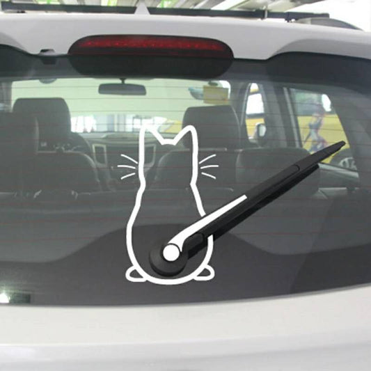 Adesivi per auto con gatti