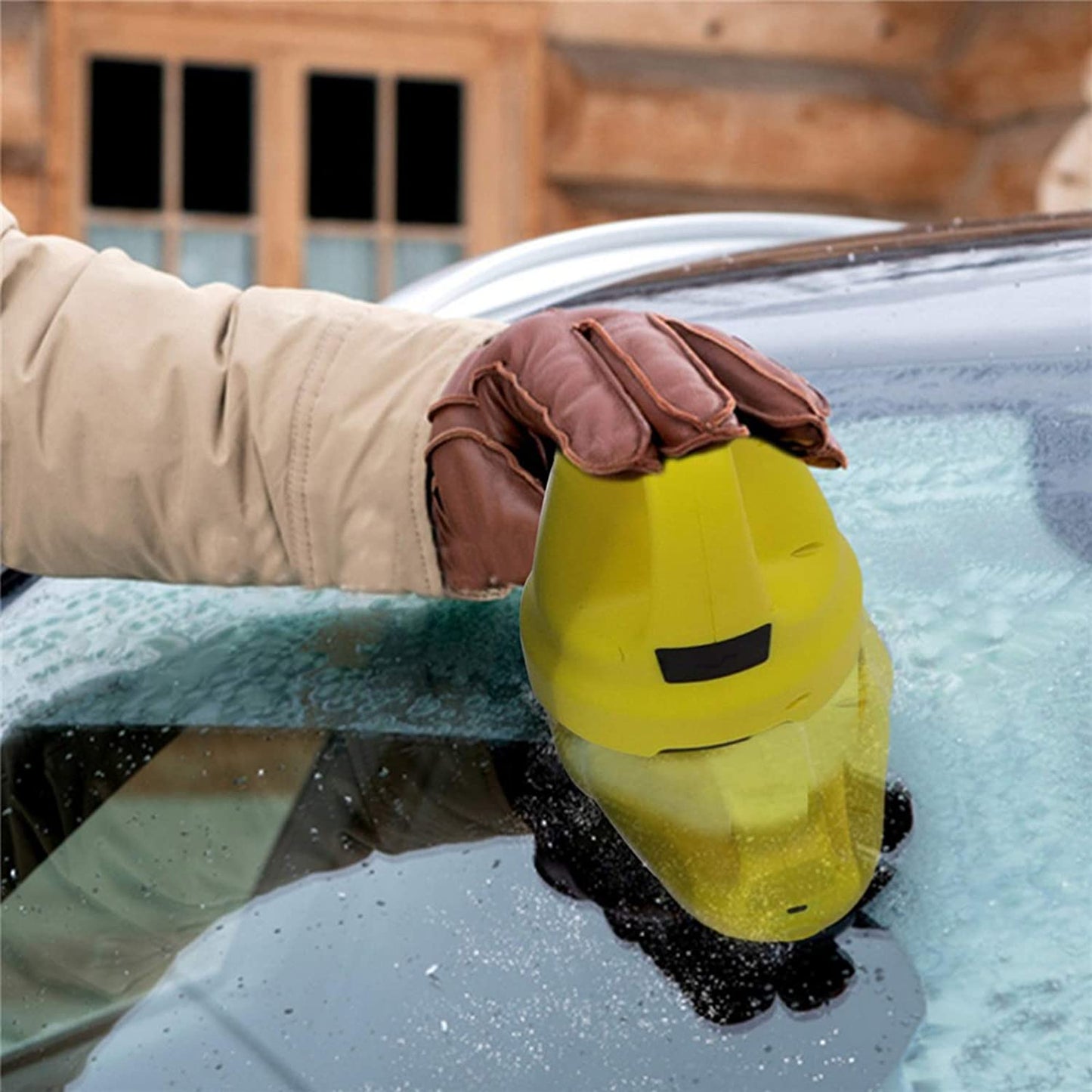 Raschietto da neve per auto elettrico riscaldato